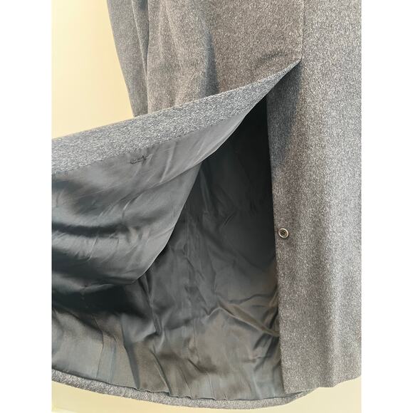 NEW Kiton Cashmere Chincilla 3 Button Overcoat Charcoal Gray Size XL JL - Picture 11 of 12